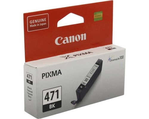 Картридж Canon CLI-471 BK Black для MG5740/MG6840/MG7740 0400C001 (ориг.)