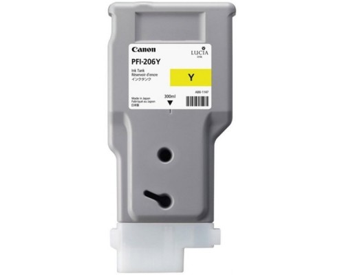 Картридж Canon PFI-206Y Yellow для iPF 6400/6450 (300ml) (ориг.) 5306B001