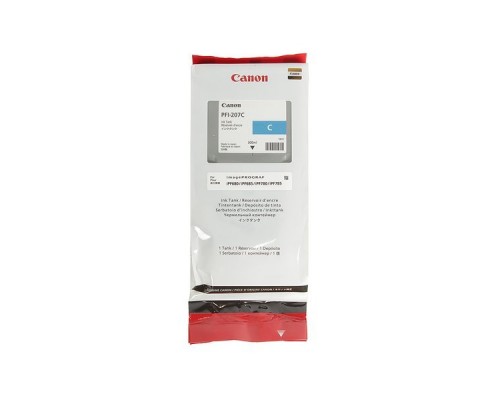 Картридж Canon PFI-207 C Cyan для iPF680/685/780/785 300ml