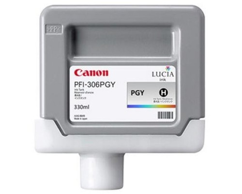 Картридж Canon PFI-306PGY Photo Grey для iPF 8300/8300S/8400/9400/9400S (330ml) (ориг.) 6667B001