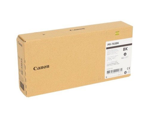 Картридж Canon PFI-703BK для iPF810/iPF815/iPF820/iPF825 черный (700 мл) 2963B001