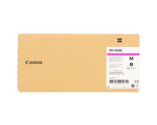 Картридж Canon PFI-703M для iPF810/iPF815/iPF820/iPF825 пурпурный (700 мл)