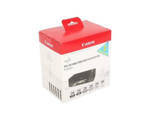 Набор картриджей Canon PGI-29 MBK/PBK/DGY/GY/LGY Multi для PIXMA PRO-1 (ориг.) 4868B018