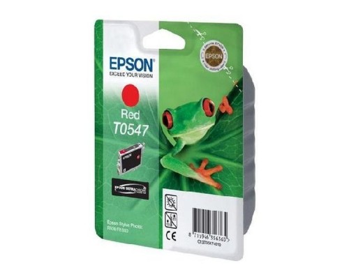 Картридж Epson C13T05474010 для Stylus Photo R800/R1800 красный