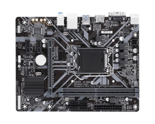 Материнская плата Gigabyte H310M H S1151 H310 PCI-E Dsub+HDMI GbLAN SATA Micro-ATX 2DDR4 (RTL)