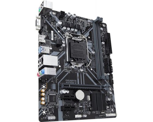 Материнская плата Gigabyte H310M H S1151 H310 PCI-E Dsub+HDMI GbLAN SATA Micro-ATX 2DDR4 (RTL)