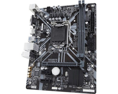 Материнская плата Gigabyte H310M H S1151 H310 PCI-E Dsub+HDMI GbLAN SATA Micro-ATX 2DDR4 (RTL)