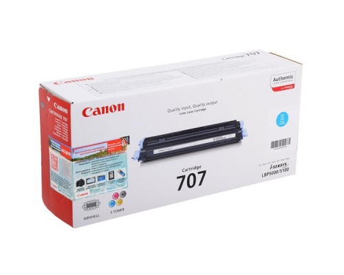 Картридж Canon 707 для LBP-5000 Cyan