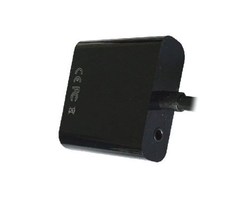 Переходник HDMI-VGA Cablexpert A-HDMI-VGA-03, 19M/15F, длина 15см, Jack3.5 аудиовыход