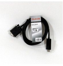 Кабель-переходник HDMI (M) в VGA (M) 1.8м Telecom TA670-1.8M                                                                                                                                                                                              