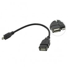 Кабель-переходник USB 2.0 (F) в MicroUSB (M) OTG VCOM CU280                                                                                                                                                                                               