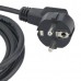 Кабель питания  220V 1.8м 3 pin с заземл.для устр-в  IEC-320-C5 VCOM CE022-CU0.5-1.8M