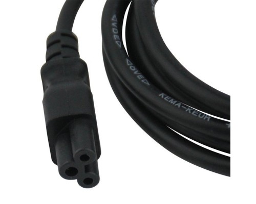 Кабель питания  220V 1.8м 3 pin с заземл.для устр-в  IEC-320-C5 VCOM CE022-CU0.5-1.8M