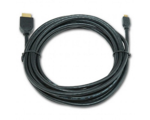 Кабель HDMI-microHDMI Cablexpert CC-HDMID-10, 19M/19M, 3.0м, черный, позол.разъемы, экран, пакет