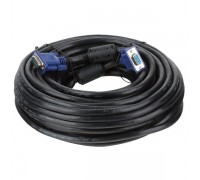 Удлинитель монитор - SVGA card (15M -15F) 20м VCOM VVG6460-20M 2 фильтра                                                                                                                                                                                  