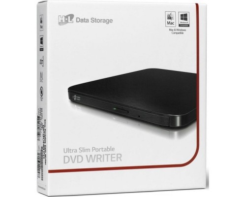 Привод DVD RAM & DVD±R/RW & CDRW LG (HLDS) GP90NB70 Black Slim EXT USB2.0 (RTL)