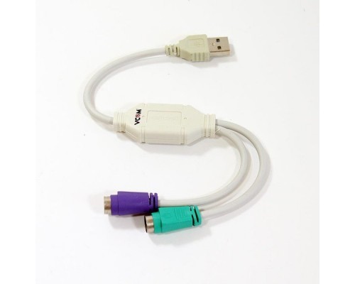 Кабель-переходник USB 2.0 (M) в 2xPS/2 (M) VCOM VUS7057