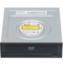 Привод DVD  LG DVD-ROM Internal ODD DH18NS61 SATA, DVD-RAM 5x, DVD-ROM 18x, CD 48x, Black, Bulk                                                                                                                                                           
