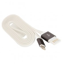 Кабель USB 2.0 A--Lightning 8P 1.0м Cablexper CC-ApUSBgy1m, силиконовый шнур, разъемы темно-серый                                                                                                                                                         