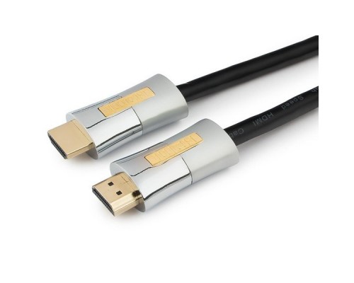 Кабель HDMI (19M -19M) 4.5м Cablexpert CC-P-HDMI01-4.5M серия Platinum, v2.0,  позол.раз., 2 фильт