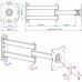 Кронштейн для телевизора Kromax DIX-15 черный 15