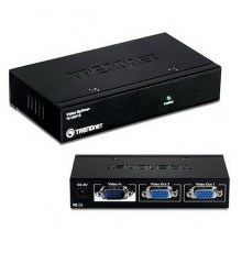 Сплиттер TRENDnet TK-V201S 2-Port Video Splitter (VGA15M+2xVGA15F) + б.п.                                                                                                                                                                                 