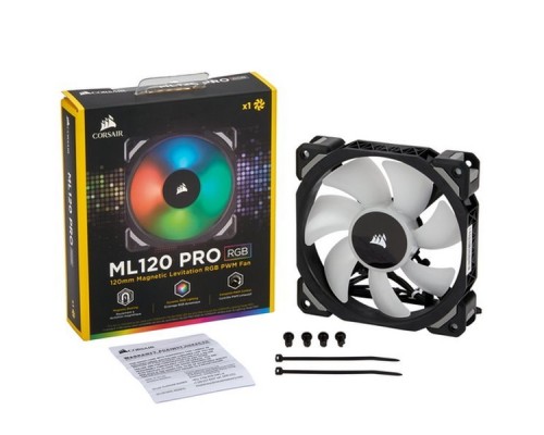 Вентилятор для корпуса Corsair CO-9050075-WW ML120 PRO RGB (120x120x25mm 4pin 24,8dB)