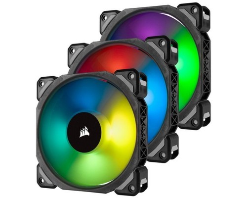 Вентилятор для корпуса Corsair CO-9050076-WW ML120 PRO RGB Tri-Pack (120x120x25mm 4pin 24,8dB, 3шт