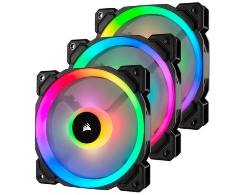 Вентилятор для корпуса Corsair CO-9050072-WW LL120 RGB Tri-Pack (120x120x25mm 4pin 24,8dB, 3шт.)