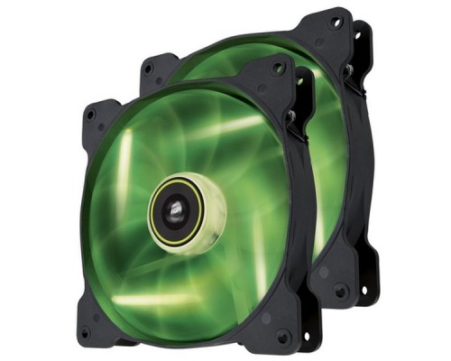 Вентилятор Air Series SP140 LED Green High Static Pressure 140mm Fan Twin Pack   [CO-9050037-WW] RTL