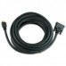 Кабель HDMI-DVI Cablexpert CC-HDMI-DVI-15, 19M/19M, 4.5м, single link, черный, позол.разъемы, экран, пакет