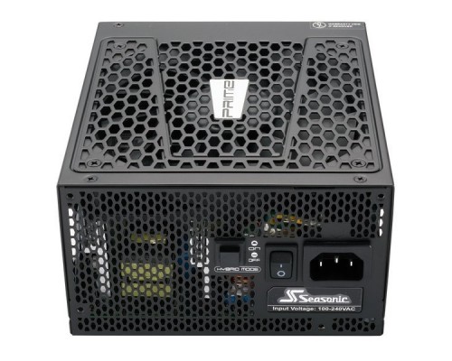 Блок питания Seasonic ATX 1000W PRIME PLATINUM SSR-1000PD 80+ platinum (24+4+4pin) APFC 135mm fan 12xSATA Cab Manag RTL