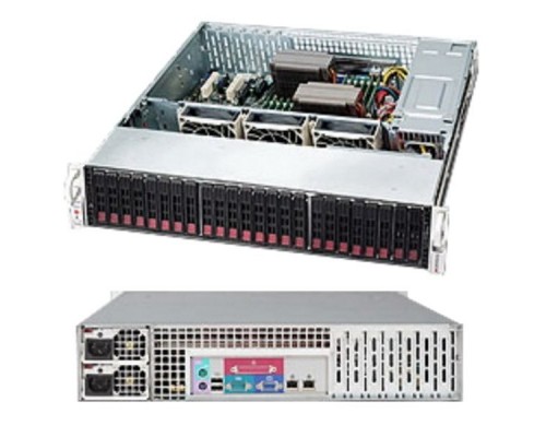 Корпус SuperMicro CSE-216E16-R1200LPB 2U, EATX, 1200 Вт, 24 x 2.5