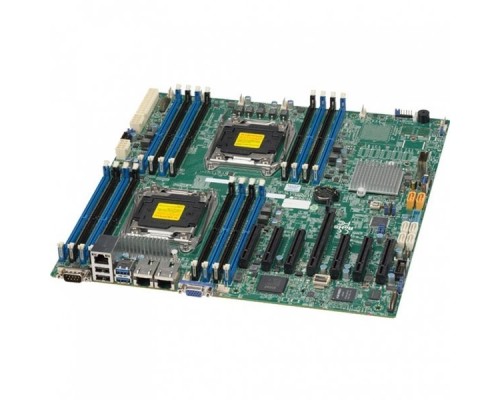 Материнская плата Материнская плата SuperMicro MBD-X10DRH-I-B OEM  E-ATX  LGA 2011  16xDDR4  10xSATA3  5xUSB3.0  4xUSB 2.0  VGA   1xPCI-E3.0x16  6xPCI-E 3.0x8