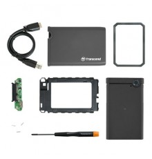 Комплект с корпусом для установки SSD/HDD Transcend StoreJet 25CK3, 2.5