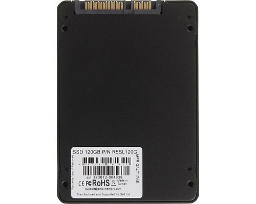 Накопитель SSD 120 Gb SATA-III AMD Radeon R5 R5SL120G 2.5