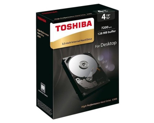 Жесткий диск 4.0 Tb SATA-III TOSHIBA X300 HDWE140EZSTA 3.5