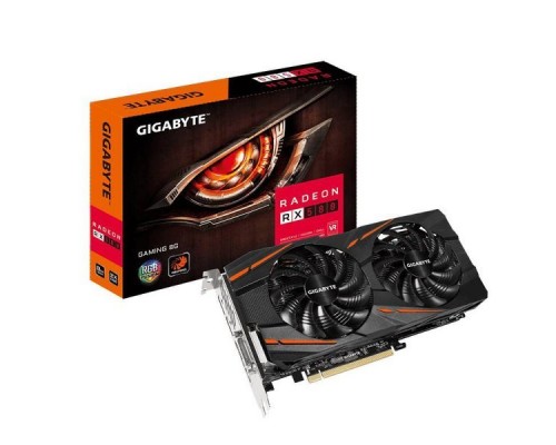 Видеокарта RX 580 Gaming 8G, PCI Express, 8GB, GDDR5, 256bit, DVI+HDMI+3xDP (GV-RX580GAMING-8GD) RTL