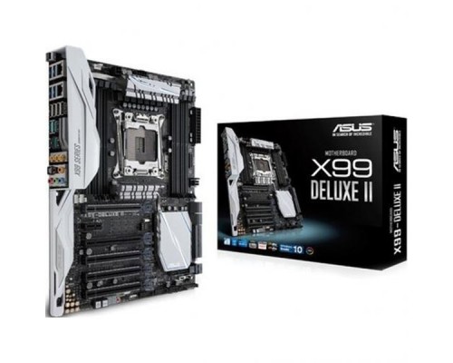 Материнская плата ASUS X99-DELUXE II S2011 X995xPCI-E+2xGbLAN+Wi-Fi+BT SATA RAID ATX 8DDR4 (RTL)