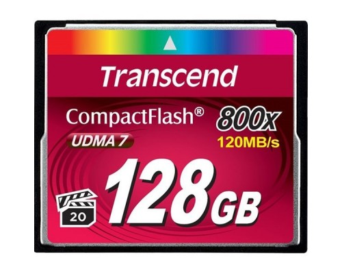 Карта памяти CF 128Gb Transcend TS128GCF800 R120 VPG-20