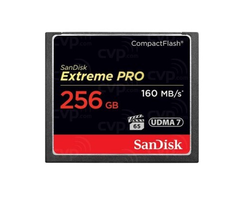 Карта памяти CF 256Gb SanDisk Extreme Pro SDCFXPS-256G-X46 R160 W140 VPG-65