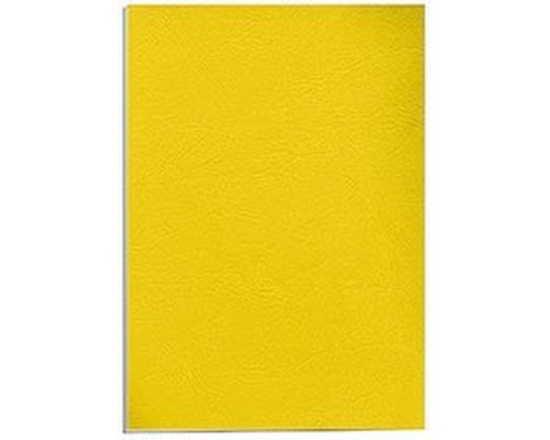 Обложка Fellowes FS-53705 Leatherboard A4, уп.100шт. Yellow