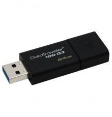 Флэш-диск USB 3.0 64Gb Kingston DataTraveler 100 Gen 3 DT100G3/64GB                                                                                                                                                                                       
