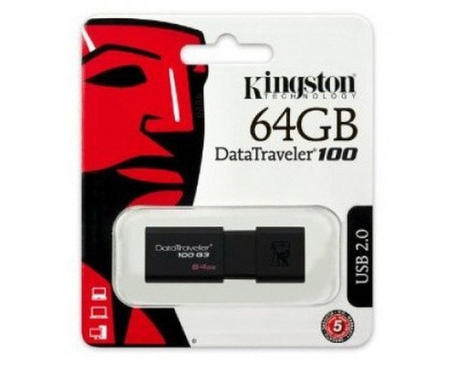 Флэш-диск USB 3.0 64Gb Kingston DataTraveler 100 Gen 3 DT100G3/64GB