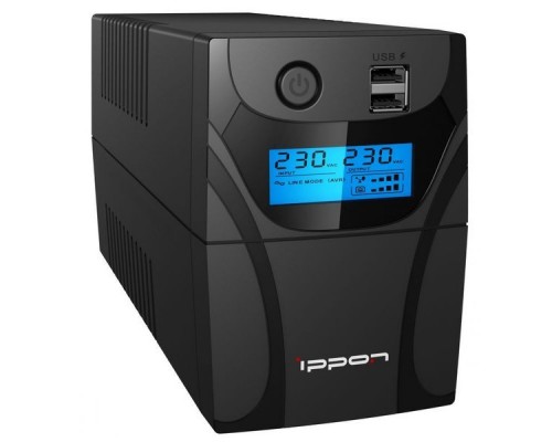 ИБП Ippon Back Power Pro II Euro 650 (650VA/360W, LCD, 2*Schuko)