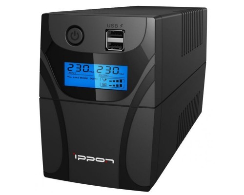 ИБП Ippon Back Power Pro II Euro 650 (650VA/360W, LCD, 2*Schuko)