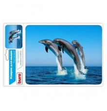 Коврик для мыши BURO BU-M40083 пластиковый дельфины                                                                                                                                                                                                       