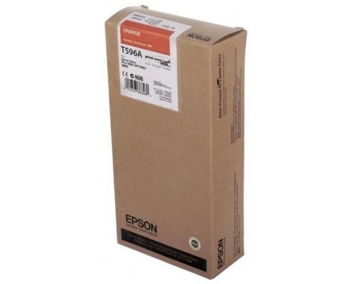 Картридж Epson T596A C13T596A00 Orange для Stylus PRO 7900/9900 (350ml) (оригинал)
