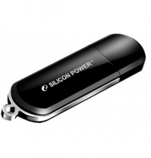 Флэш-диск USB 2.0 64Gb Silicon Power LuxMini 322 SP064GBUF2322V1K Black                                                                                                                                                                                   