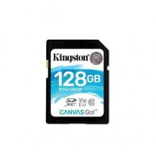 Карта памяти SD 128Gb Kingston SDXC SDG/128GB UHS-I U3 V30 R90 W45 + SD Adapter                                                                                                                                                                           